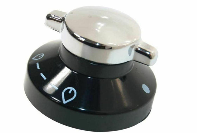 Genuine Stoves Gas Hob Control Knob Chrome Black